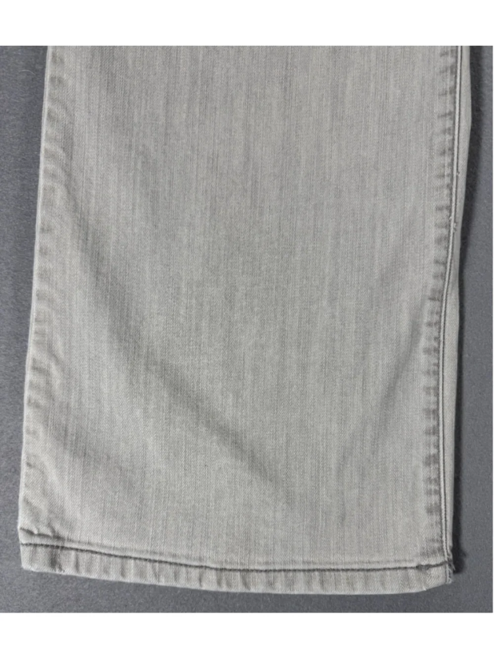 Chico's Platinum Women's Light Gray Denim Pants Size 3.5 Regular
